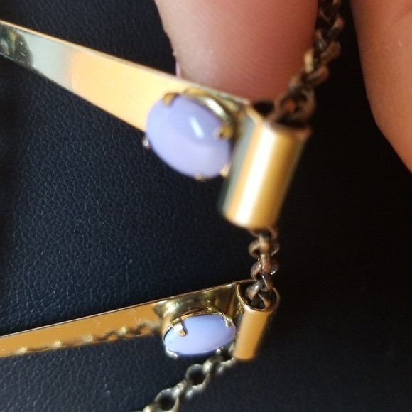 Free people choker bohemian style blue stones - Picture 3 of 6